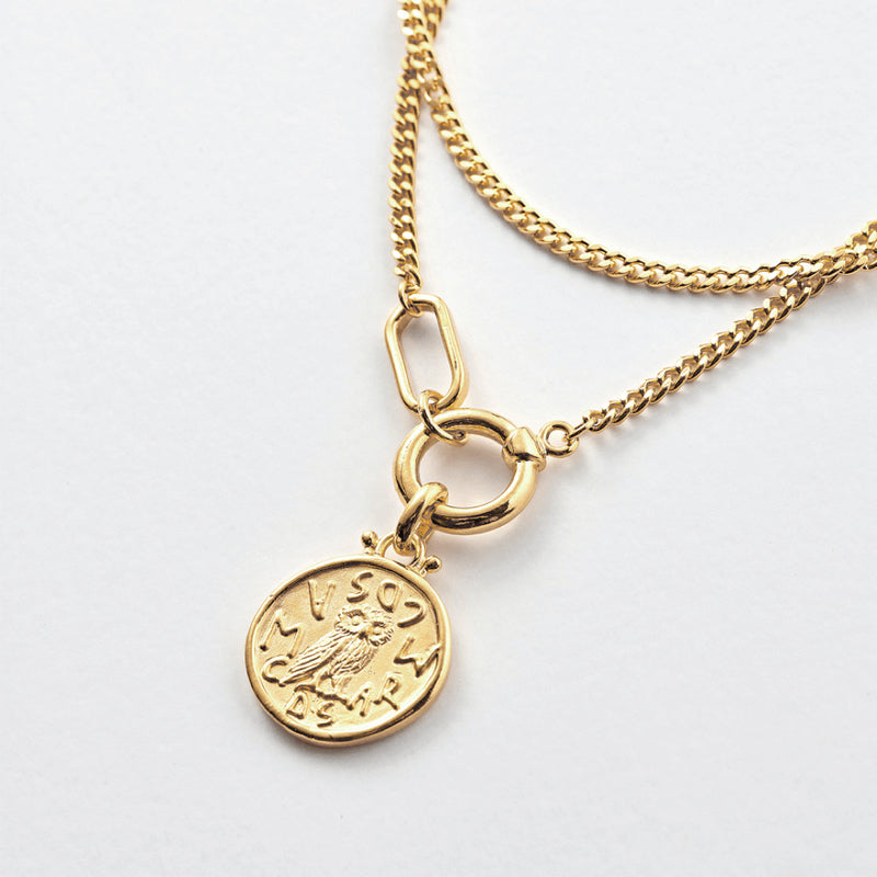 Re-Co'De Sovereign Coin Doubleness Necklace