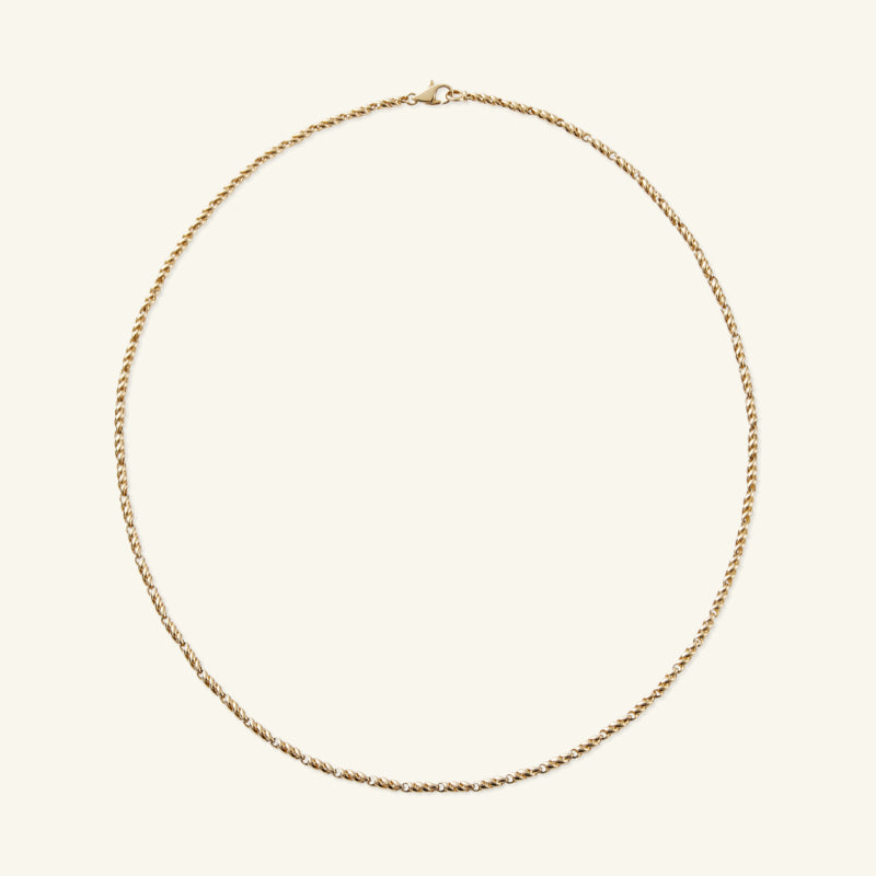 14K Twist Volume Necklace