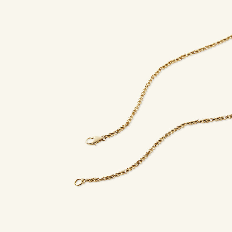 14K Twist Volume Necklace