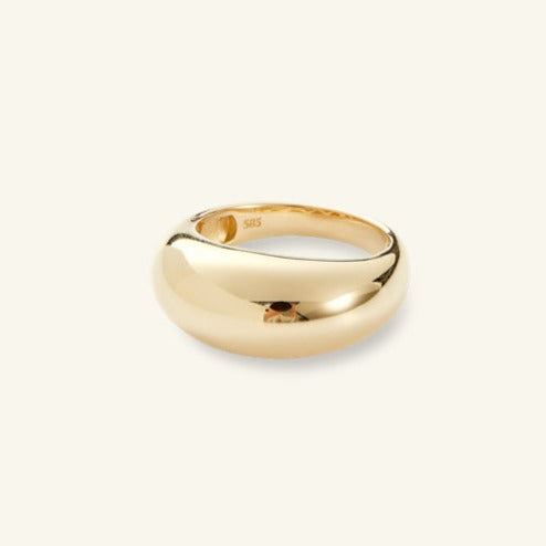 14K Glace Big Volume Ring