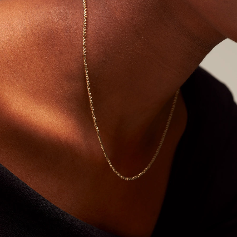 14K Twist Volume Necklace