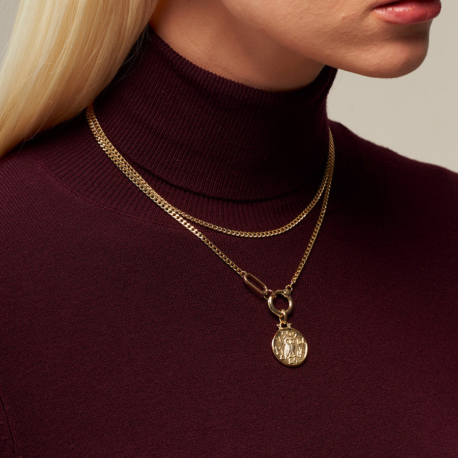 Re-Co'De Sovereign Coin Doubleness Necklace