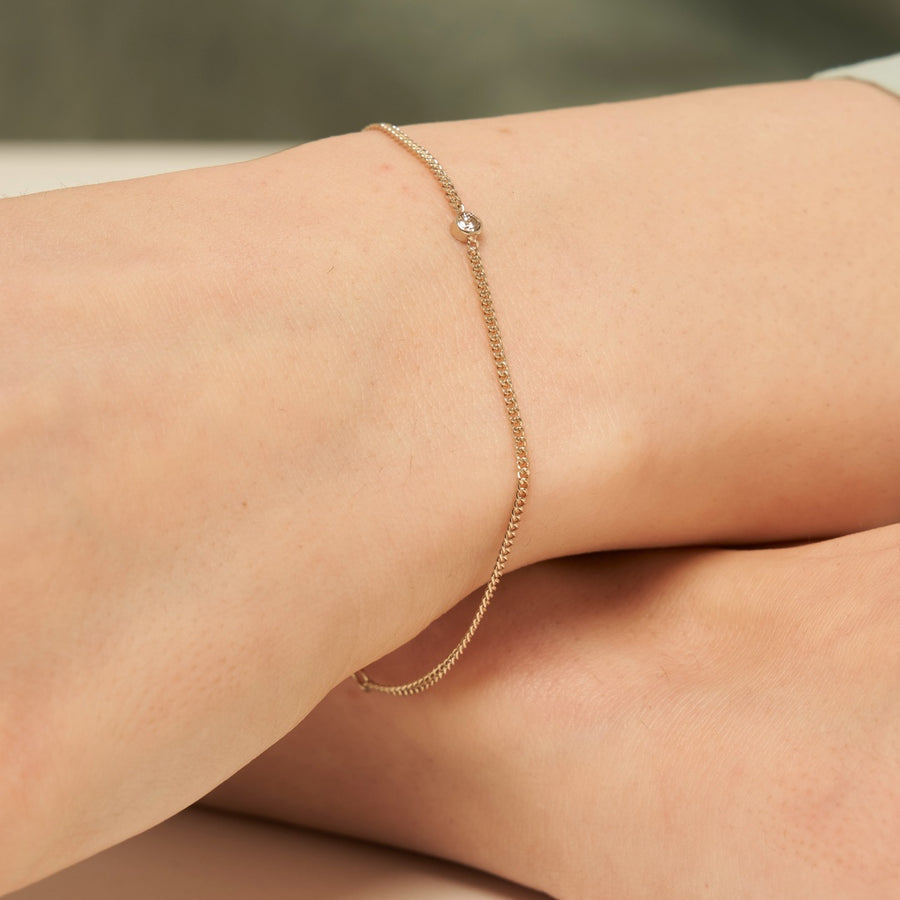 14K Classy Sparkle Bracelet