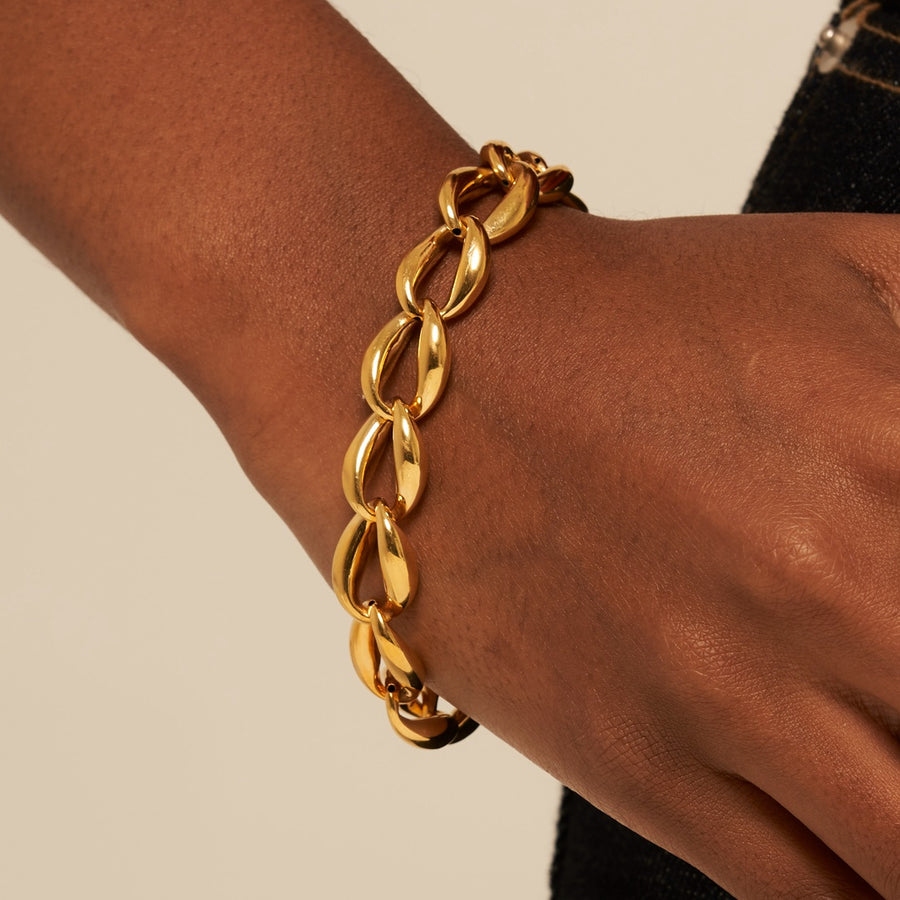 Grace Hollow Chain Bracelet